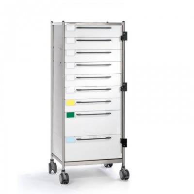 Тележка для хранения с выдвижными полками Insausti 752 W.10M11.CY.CG.CB Тележка для хранения с выдвижными полками Insausti 752 W.10M11.CY.CG.CB