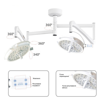 Светильник операционный потолочный KD-2072D-2, LED Светильник операционный потолочный KD-2072D-2, LED