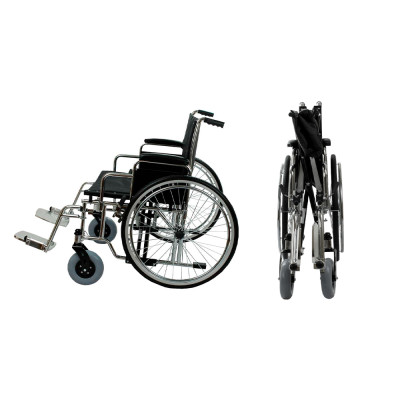Усиленная инвалидная коляска c ручным приводом YU-HD-66 (до 300 кг) Усиленная инвалидная коляска c ручным приводом YU-HD-66 (до 300 кг)
