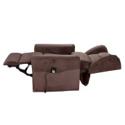 Подъемное кресло-реклайнер с двумя моторами BERGERE AD05-1LD (коричневое)