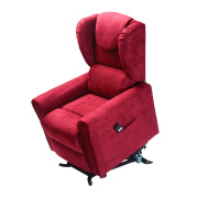 Подъемное кресло-реклайнер с двумя моторами BERGERE JP04-1LD (красное)