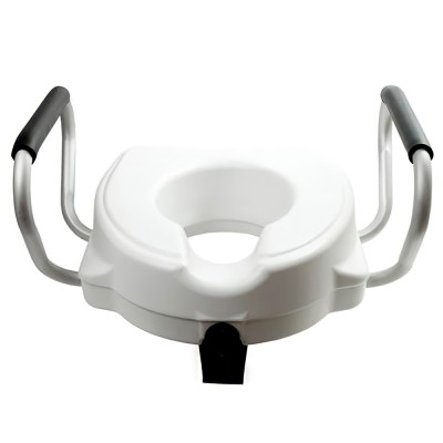 Насадка на унитаз гигиеническая с поручнями «King» 12 см Насадка на унитаз гигиеническая с поручнями «King» 12 см