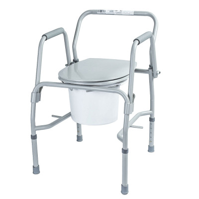 Стальной стул-туалет с откидными подлокотниками OSD-2106D Стальной стул-туалет с откидными подлокотниками OSD-2106D
