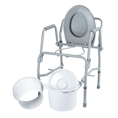 Стальной стул-туалет с откидными подлокотниками OSD-2106D Стальной стул-туалет с откидными подлокотниками OSD-2106D