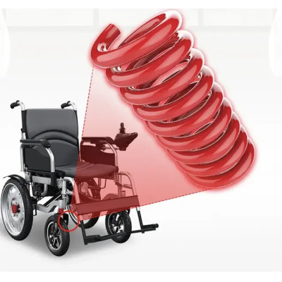 Складная внедорожная электрическая инвалидная коляска с повышенной грузоподъемностью MIRID D-810 Складная внедорожная электрическая инвалидная коляска с повышенной грузоподъемностью MIRID D-810