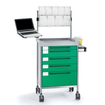 Анестезиологическая простая тележка Insausti 3611 G серии 300 Анестезиологическая простая тележка Insausti 3611 G серии 300