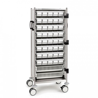 Фармацевтическая тележка серии 600 Insausti 606 OP.10M10.TP.(8)C5.(2)72 Фармацевтическая тележка серии 600 Insausti 606 OP.10M10.TP.(8)C5.(2)72