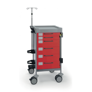 Квадратная тележка для неотложной помощи Insausti SQM - Q222 R 