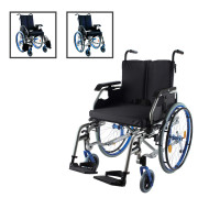 Легкая складная инвалидная коляска с ручным приводом для дома и улицы JYX5