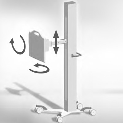 Мобильный держатель рентген детекторов Mavig MDH130 Мобильный держатель рентген детекторов Mavig MDH130