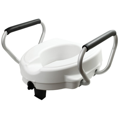 Насадка на унитаз гигиеническая с поручнями «King» 12 см Насадка на унитаз гигиеническая с поручнями «King» 12 см