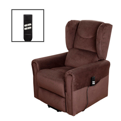Подъемное кресло-реклайнер с двумя моторами BERGERE AD05-1LD (коричневое) Подъемное кресло-реклайнер с двумя моторами BERGERE AD05-1LD (коричневое)