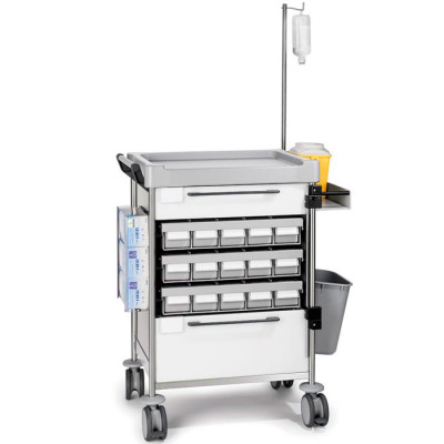 Простая тележка для хранения медикаментов Insausti 1812 W серии 100 Простая тележка для хранения медикаментов Insausti 1812 W серии 100