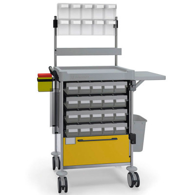 Простая тележка для хранения медикаментов Insausti 1835 Y серии 100 Простая тележка для хранения медикаментов Insausti 1835 Y серии 100