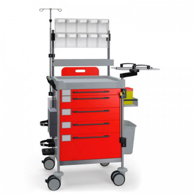 Простая тележка для неотложной помощи Insausti 1222 R серии 100 Простая тележка для неотложной помощи Insausti 1222 R серии 100
