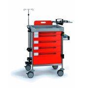Простая тележка для неотложной помощи Insausti 1296 R серии 100 