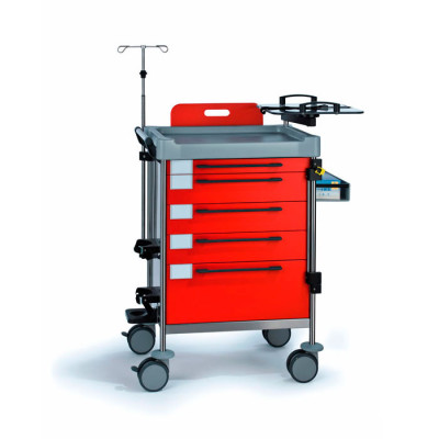 Простая тележка для неотложной помощи Insausti 1296 R серии 100 Простая тележка для неотложной помощи Insausti 1296 R серии 100