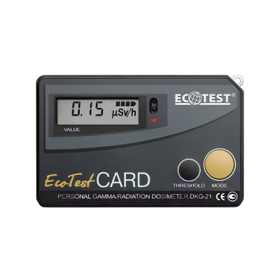 Прямопоказующий индивидуальный дозиметр ДКГ-21 Ecotest CARD Прямопоказующий индивидуальный дозиметр ДКГ-21 Ecotest CARD