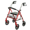 Стальной складной роллер для инвалидов и пожилых людей CLS901 (красный) Стальной складной роллер для инвалидов и пожилых людей CLS901 (красный)