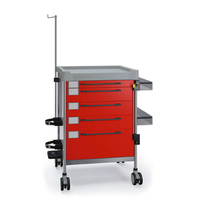 Тележка для неотложной помощи Insausti МРТ 3232MRI R Тележка для неотложной помощи Insausti МРТ 3232MRI R