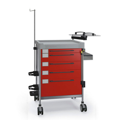 Тележка для неотложной помощи Insausti МРТ 3238MRI R Тележка для неотложной помощи Insausti МРТ 3238MRI R