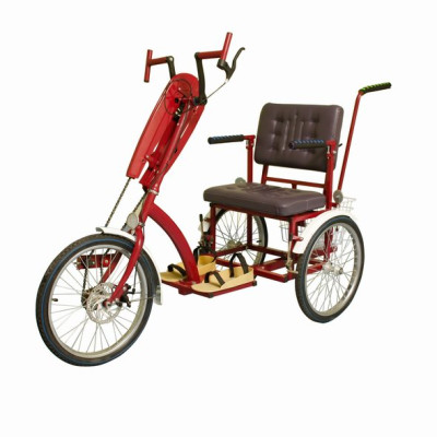 Велосипед детский реабилитационный с ручным приводом «Гелиос-1» Велосипед детский реабилитационный с ручным приводом «Гелиос-1»